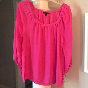 Pink Banana Republic blouse